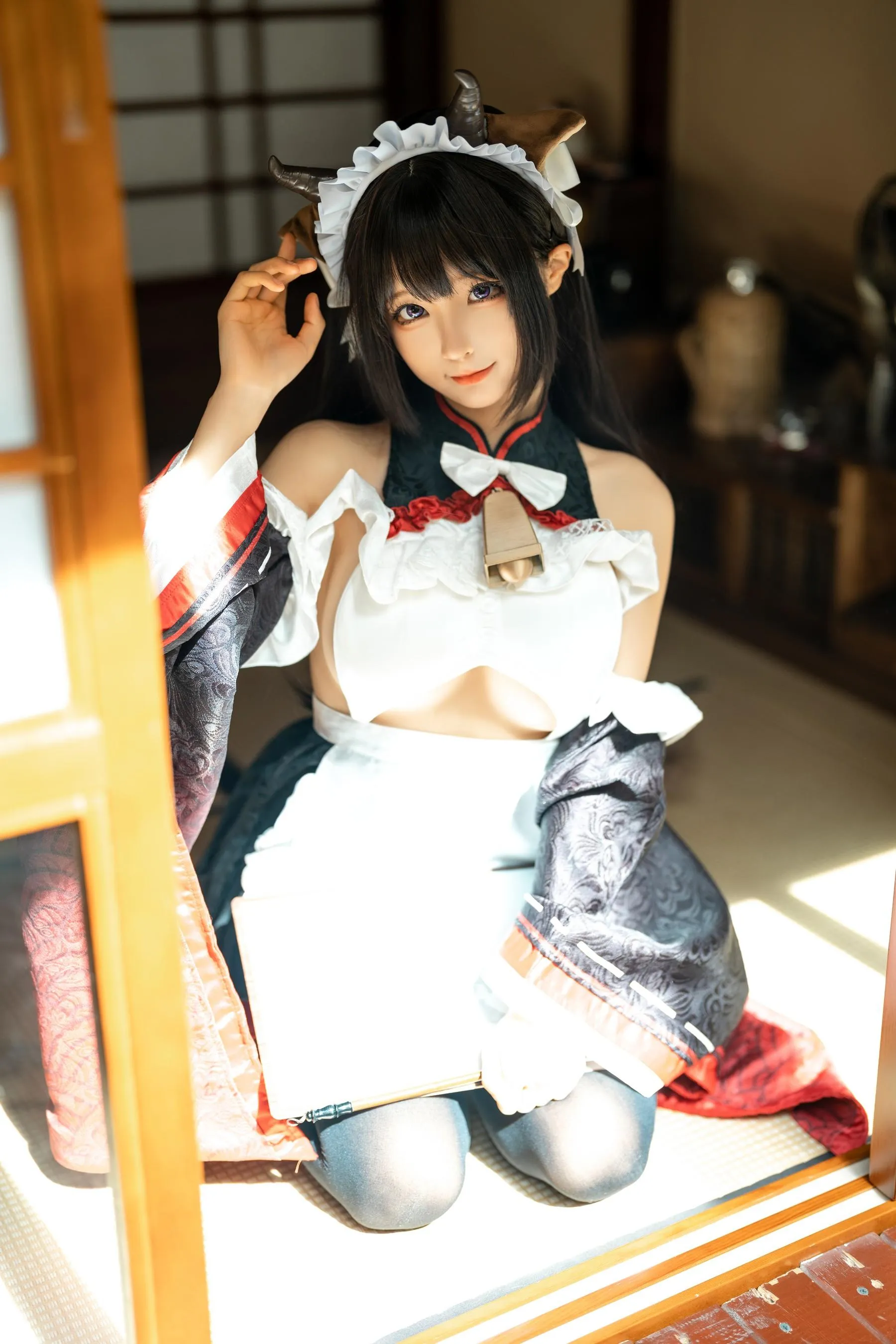 蠢沫沫 – NO.217 牛牛女仆 [16P]插图